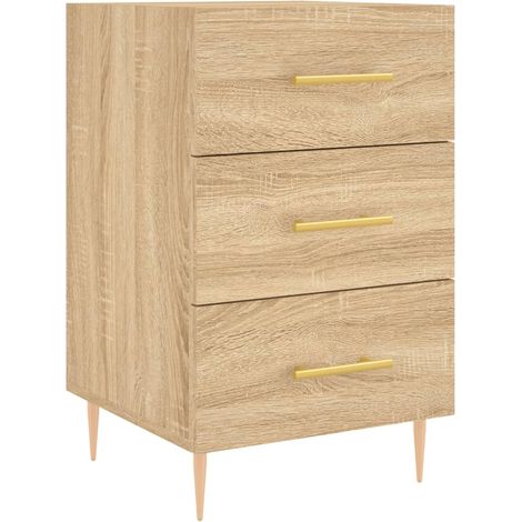 Maison Exclusive - Comodino Rovere Sonoma 40x40x66 cm in Legno Multistrato