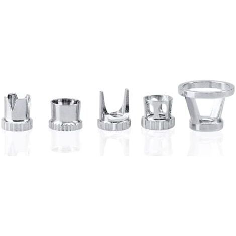 Lot de 5 capuchons d'aiguille universels pour aérographe pour différents effets de pulvérisation (1/4)