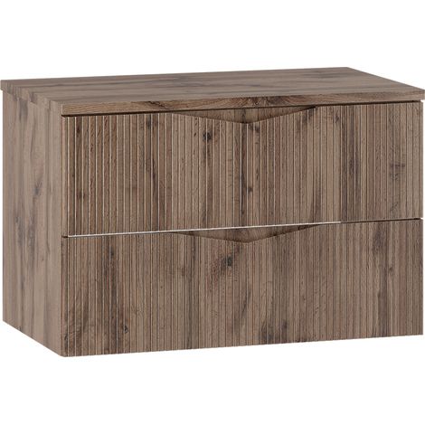Meuble sous-vasque 80cm plan de toilette Tao Bois