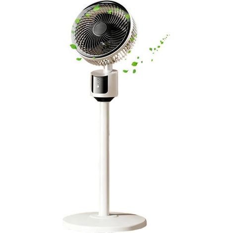Ventilateur sur pied télescopique USB silencieux - Circulateur air salon chambre bureau intérieur