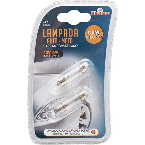 LAMPADA 12 V 5 SILURO SET 5 PEZZI - RHUTTEN