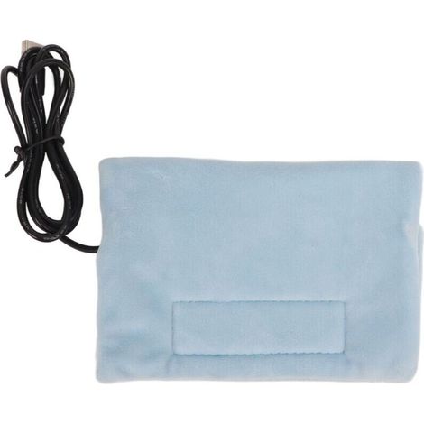 Chauffe-biberon USB bleu coton, chauffage bébé portable pour voiture et déplacements (1/5)