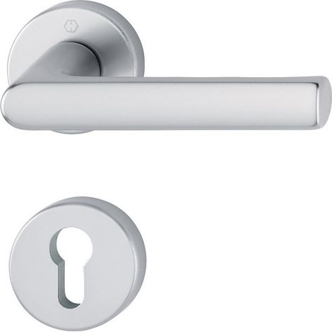 Tirador de puerta Hamburg 1700 / 42KB / 42KBS Alu.F1 PZ DIN Izquierda / Derecha HOPPE