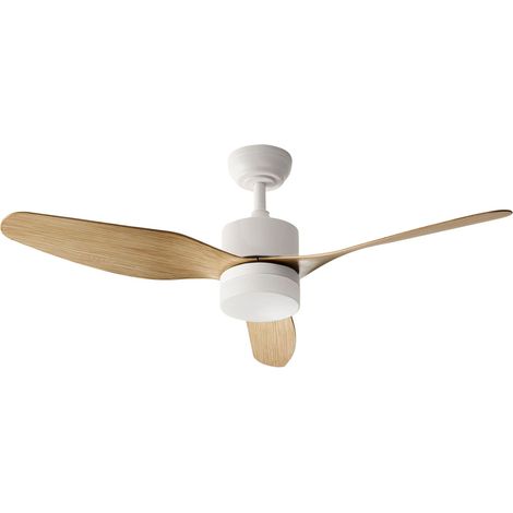 Deckenventilator mit Licht ANDERSON mit Fernbedienung Hellbraun