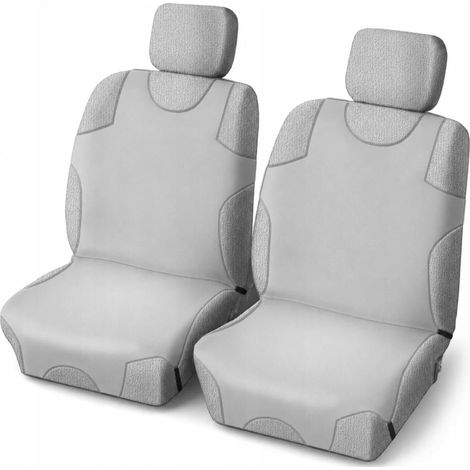 Coprisedili universali resistenti di Carcommerce, colore grigio, 2 pezzi (1/5)
