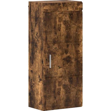 Maison Exclusive - Badezimmer-Wandschrank TULUM Geräucherte Eiche