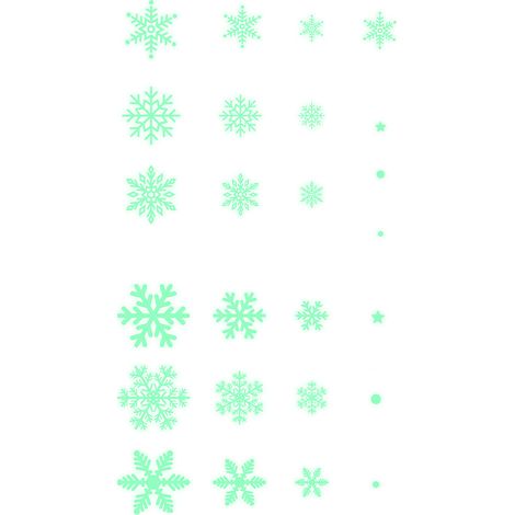 Sticker Flocon De Neige - Adhésif Électrostatique Sans Colle - Décoration Fenêtre Noël - 30 Pièces (1/5)