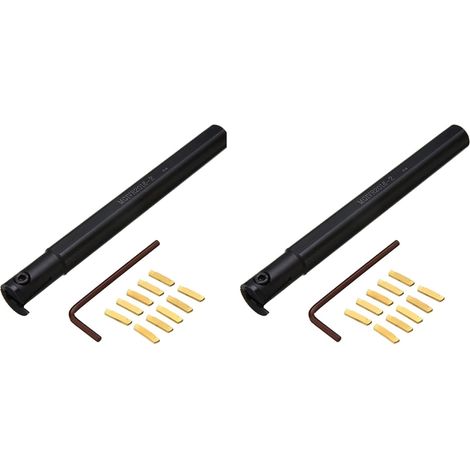 20Pc Mgmn200 Insert de Carbure + 2 Pc Force de Serrage ÉLevée Mgivr2016-2 Outil de Tournage de Tour + Machine À Clé Accessoires de Fraises (1/5)