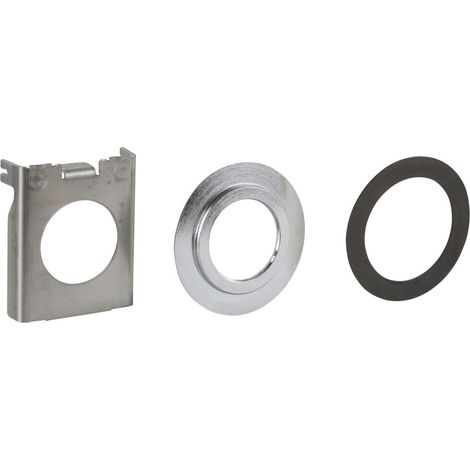 kit poussoir métallique - diamètre 30 à 22 - schneider electric zb4bz012 (1/3)