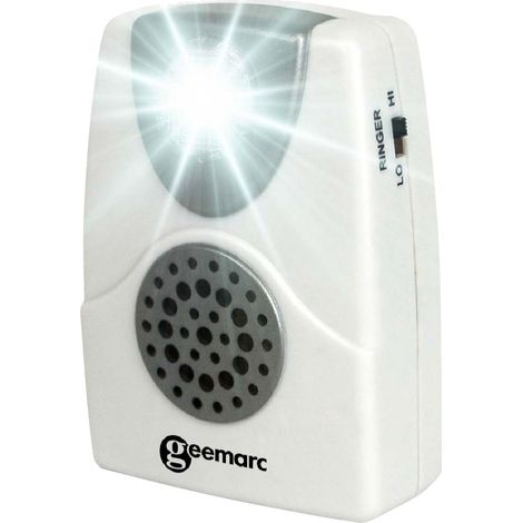 Geemarc CL11WH Funkklingel Klingeltonverstärker Komplett-Set