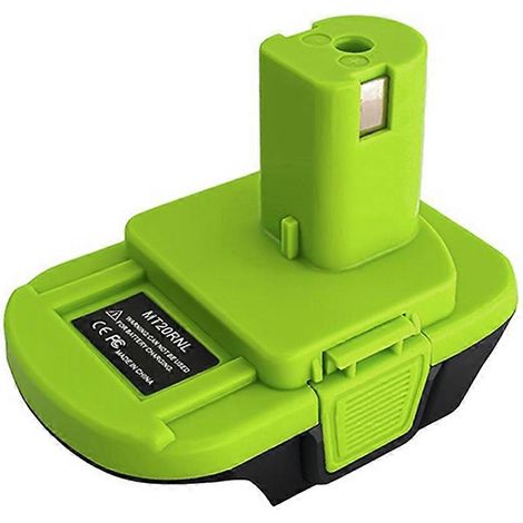 Adaptateur de batterie MT20RNL pour outils Ryobi 18 V convertit une batterie Li-ion Makita 18 V en batterie Li-ion Ryobi 18 V. (1/4)