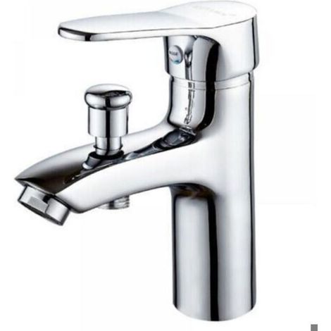Robinet Baignoire Monotrou - Mitigeur Douche Chaud Froid - Alliage Métallique avec Limiteur Température et Clapet Anti-Retour - 1 Pièce (1/4)