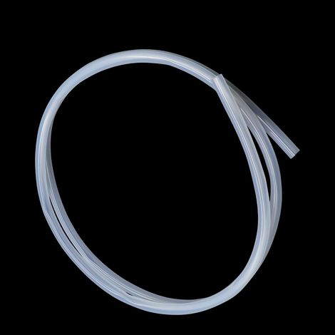 Tuyau en silicone 4 mm ID x 7 mm OD 2 mètres, tuyau flexible en silicone pour eau et air, transparent (1/5)