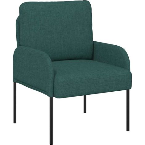 Maison Exclusive - Divani con cuscino 55cm Verde Scuro Legno compensato