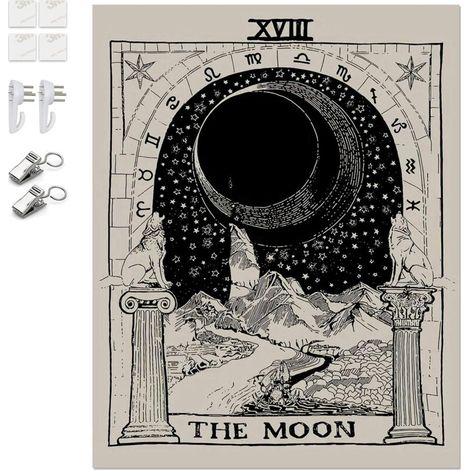 1 Stück K/B Tarot-/Astrologiekarten-Wandteppich für orientalische Zwecke
