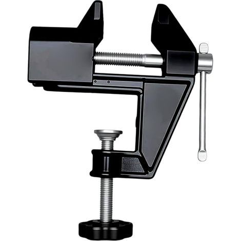 Étau, Outil de Réparation DIY, Accessoires Antidérapants, Support de Pièces pour établi, pour Le Bricolage, La Peinture, La Bijouterie et Le Modélisme, Noir (1/5)