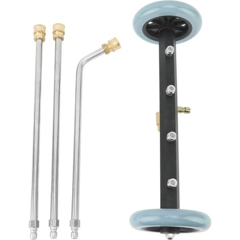 Stainless steel and brass landing gear cleaner, 4000 Psi, 1/4 inch water brush, quick connection for home, car and vehicle (1/5)