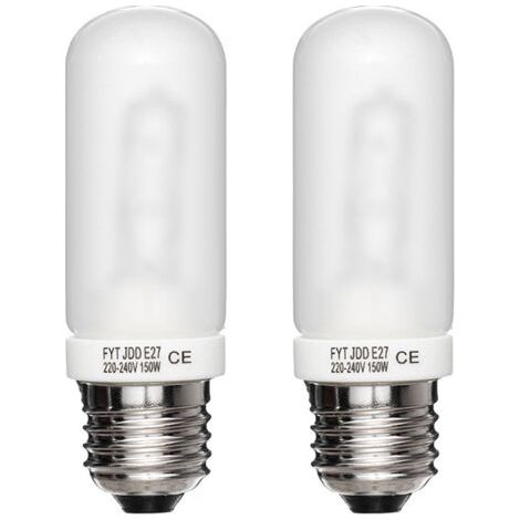 LaBlanc - 2 pezzi E27 150W 3700K studio flash tubolare luce modellante 220V-230V
