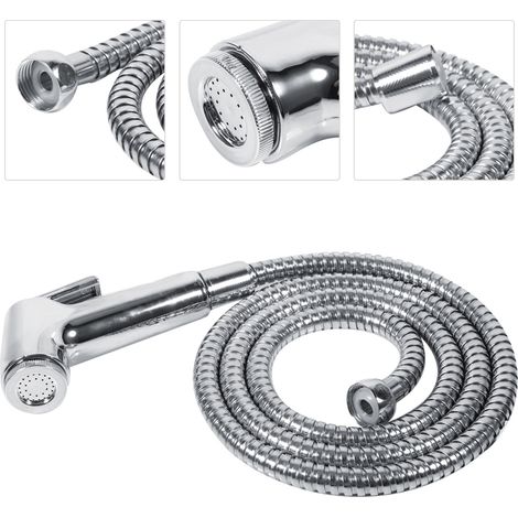 Ensemble de support mural multifonctionnel en ABS pour douchette de salle de bain, bidet et bidet, avec douchette et bidet. (1/5)
