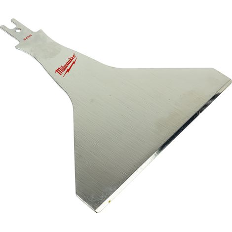 Milwaukee Schaber 127 mm für Säbelsäge (Säbelsägeblatt zum Entfernen von Farb-, Kleber-, Silikon- , Tapetenresten & Rost) (1/3)