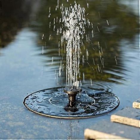 Outdoor Pool Waterview Flow Water Floating Solar Fountain (1/5)