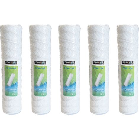 Lot de 5 cartouches coton 5 microns 10" Fluidheat (1/3)