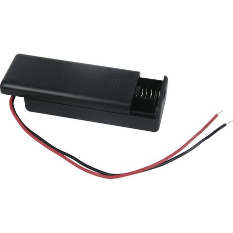 Porte-pile 2 x RS PRO AAA, raccordement Fils ( Prix pour 1 )
