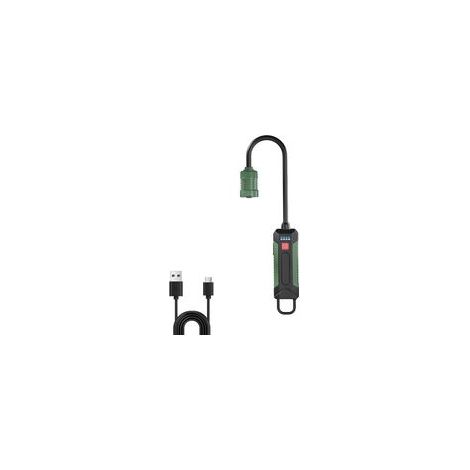 USB Rechargeable COB Work Light with Flexible Gooseneck, Magnetic Base LED Inspection Lamp for Camping, Garage (1/3)