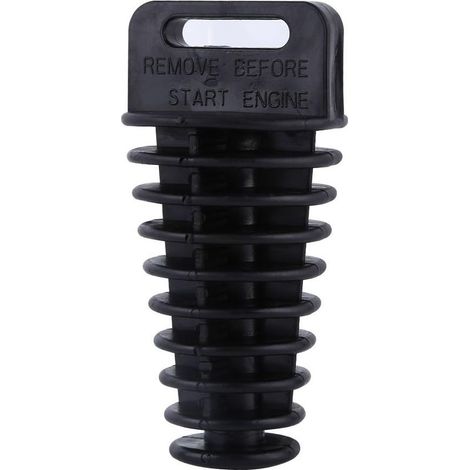 Bouchon de silencieux d'échappement, Moto Dirt Bike ATV Quad 2 Tuyau de silencieux 4 temps Échappement de silencieux Bung Wash Plug(Noir) (1/5)