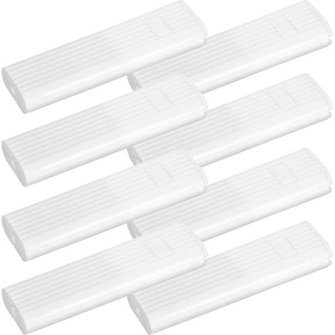 Lot de 8 tendeurs de cordon pour tringle à rideaux, embouts pour baguette verticale, accessoires pour stores vénitiens-10.50X3.00X1.50CM (1/2)