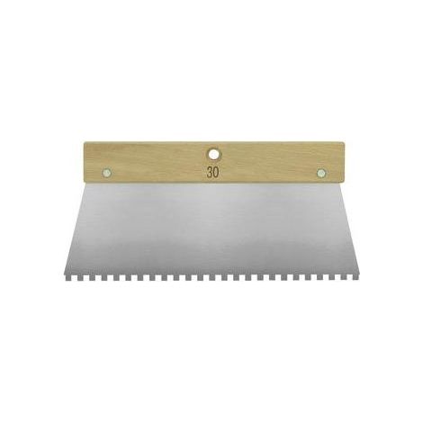 Spatule à colle 30 cm avec manche bois – Lame en acier verni - Mondelin