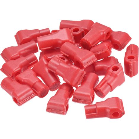 Packung mit 50 Ladengeschäft Supermarket Handy Antidiebstahlhaken Lock 7mm Rouge (1/5)