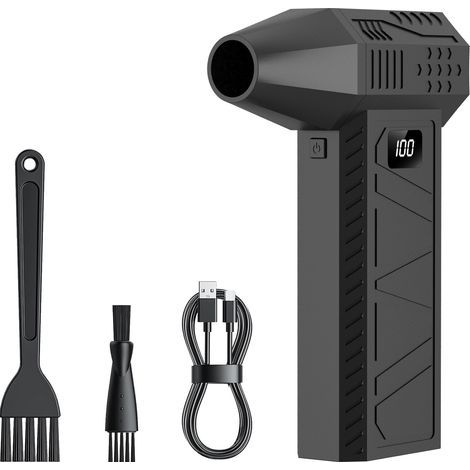Purificateur d'air sans fil, mini-souffleur haute vitesse, ventilateur turbo, pour nettoyer les appareils électroniques, les voitures, les maisons et les espaces extérieurs, Modèle 1 (1/5)