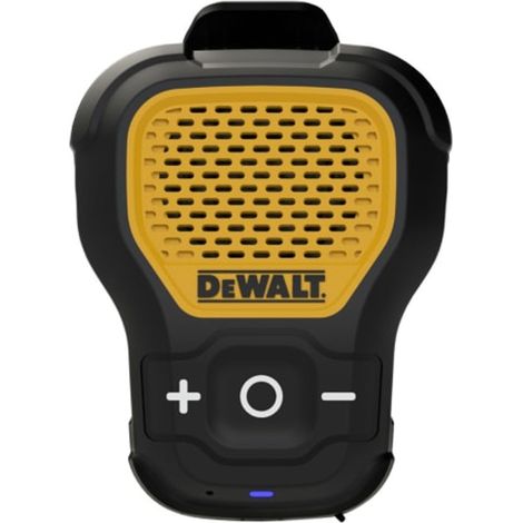 DeWalt Jobsite Pro Wearable Bluetooth Speaker with Durable Design and Long Battery Life