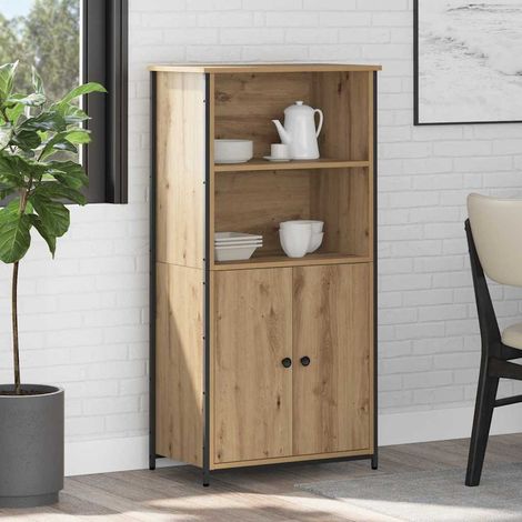 vidaXL Credenza Rovere artigianale 62 x 36 x 121,5 cm