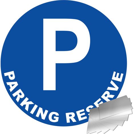 Panneau Parking réserve - Alu Ø180mm - 4011202