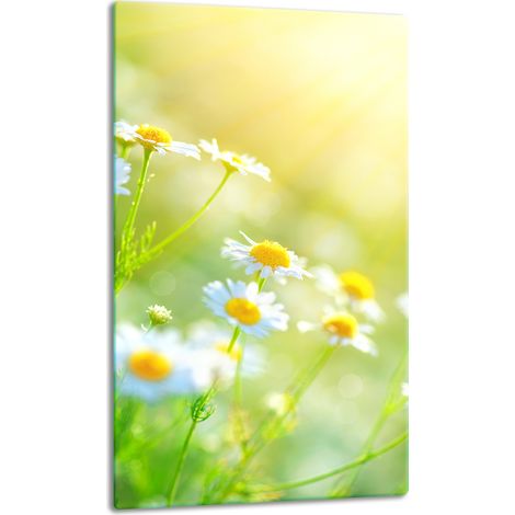 TABLERO DE MESA CON PANEL DE CRISTAL DE 30x52 CM, DISEÑO DE FLORES (1/5)