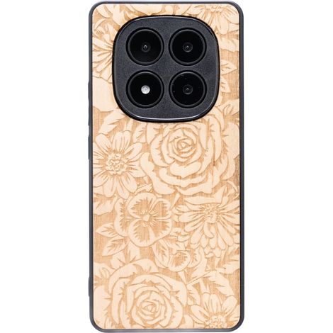 Bewood Holzhülle für Xiaomi Redmi Note 14 Pro 5G ROSES ANIEGRE (1/5)