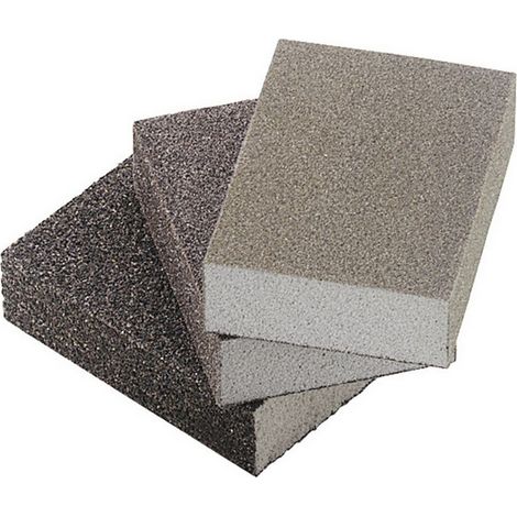 60PZ SPUGNETTA ABRASIVA mm. 100x66x26 h  grana 60