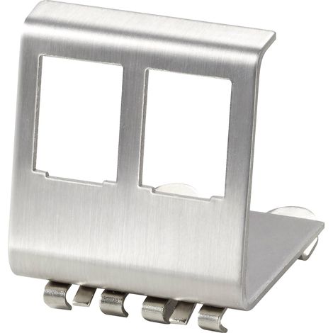 ADAPTATEUR POUR RAIL DIN 2X RENKFORCE RF-4538246 BLANC, ACIER INOXYDABLE 1 PC(S) (1/3)