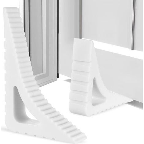 Fermaporta e fermi per finestre in gomma, cunei di ventilazione per finestre, cunei per porte senza foratura, accessori di montaggio per finestre antitempesta (1/5)