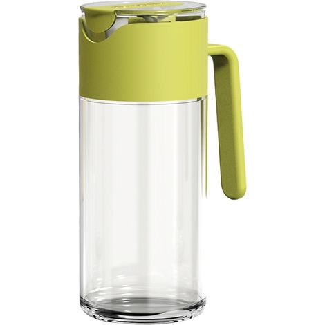 1 Distributeur d'huile et de vinaigre, bocal Mason en verre 550 ml, couvercle à clapet automatique, sans fuite (1/5)