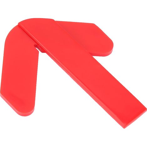 Détecteur de centre circulaire en plastique ABS rouge, outil de mesure de point central, localisateur de centre pour menuiserie et bricolage, précision de centrage, instrument de marquage, accessoire (1/5)