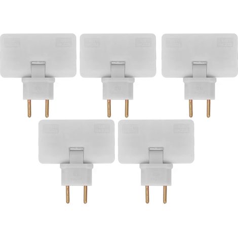 Sollbry Stück flache Steckdose, kabelloser Steckdosenkonverter, 180-Grad-Drehung, 1 auf 3 EU-Stecker-Adapter, 110–250 V, für die Platzierung hinter Möbeln. (1/5)