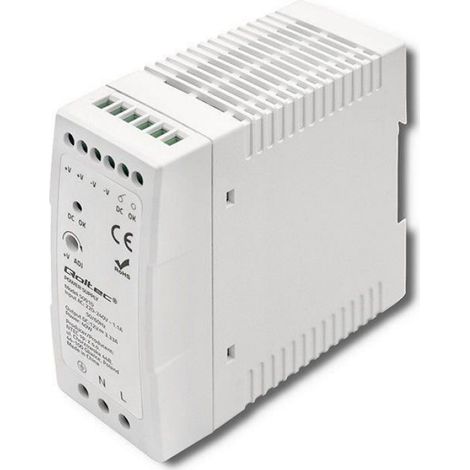 Alimentation Électrique Rail DIN - 40 W - 12 V - 3 33 A - Version Slim (1/4)