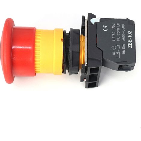Supply XB5-AT42 normally closed pull-out mushroom head self-locking push button switch, red ZBE (1/4)