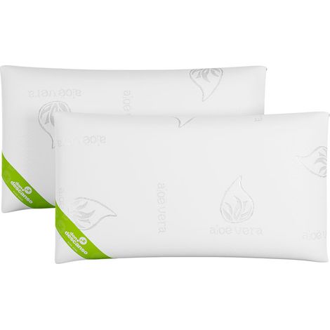 Cuscino in fiocchi di aloe vera 70 cm 2 pezzi