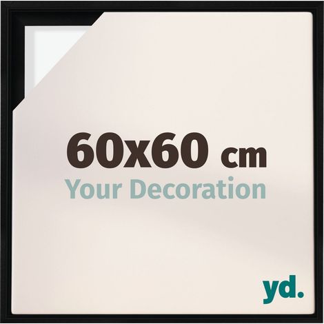 Your Decoration - Cadre flottant  - Noir Mat - Cadre en caisse américaine pour toile sur chassis - MDF - Lyon (1/5)