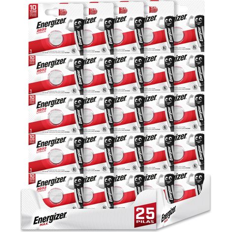 Energizer Lithium - Pack de 25 pilas CR2032 Litio. 3v (1/5)