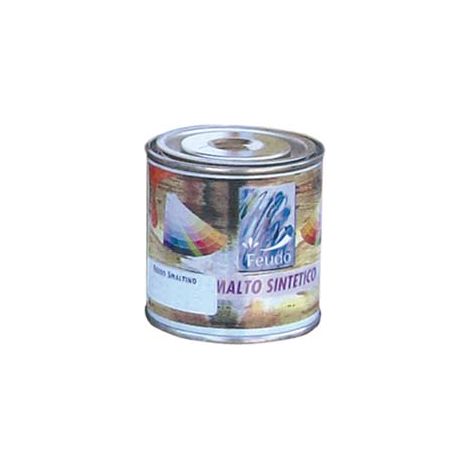 SMALTO ALL'ACQUA LUCIDO (WASSER LACK BRILL)- - ml.750 bianco lucido - 6 pezzi FEUDO